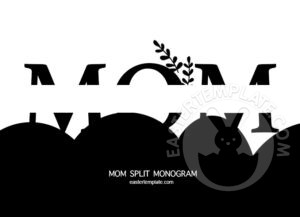 mom split monogram image